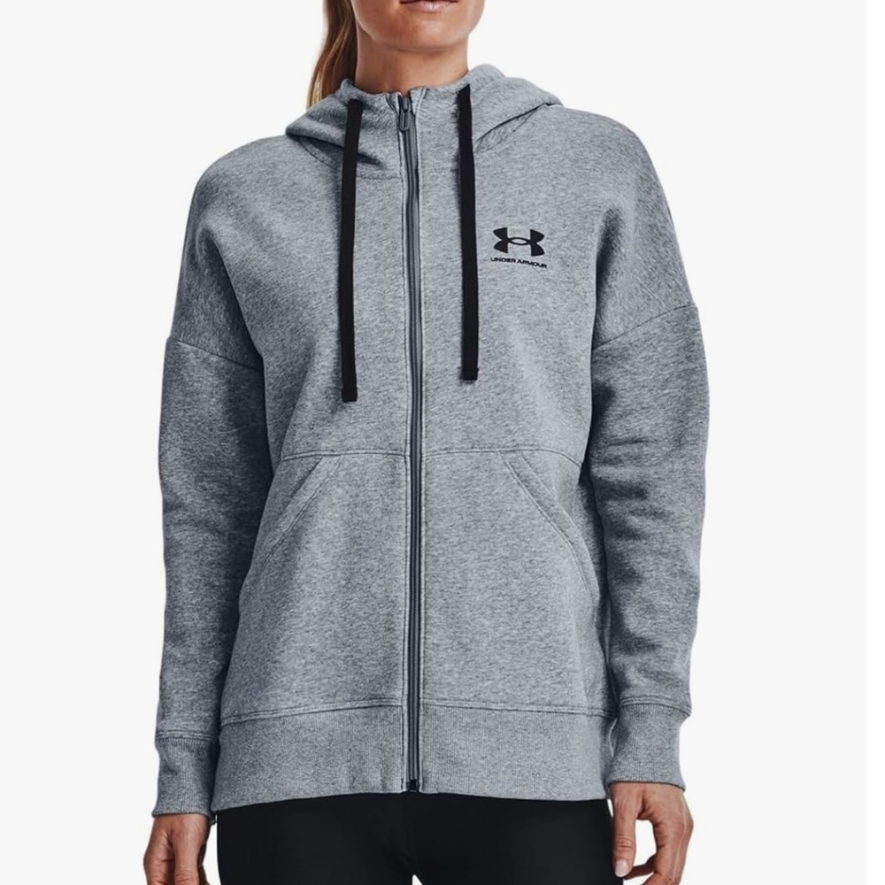 Under Armour Women's Gray Zip-Up Hoodie